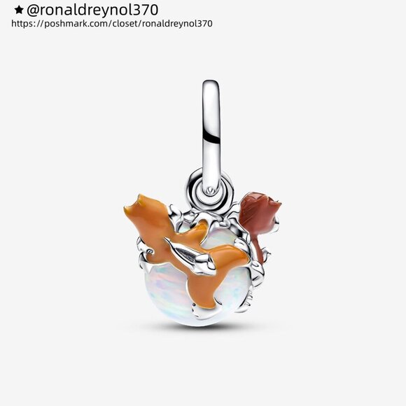 Pandora Disney Chip & Dale Bauble Dangle Charm - Picture 2 of 5